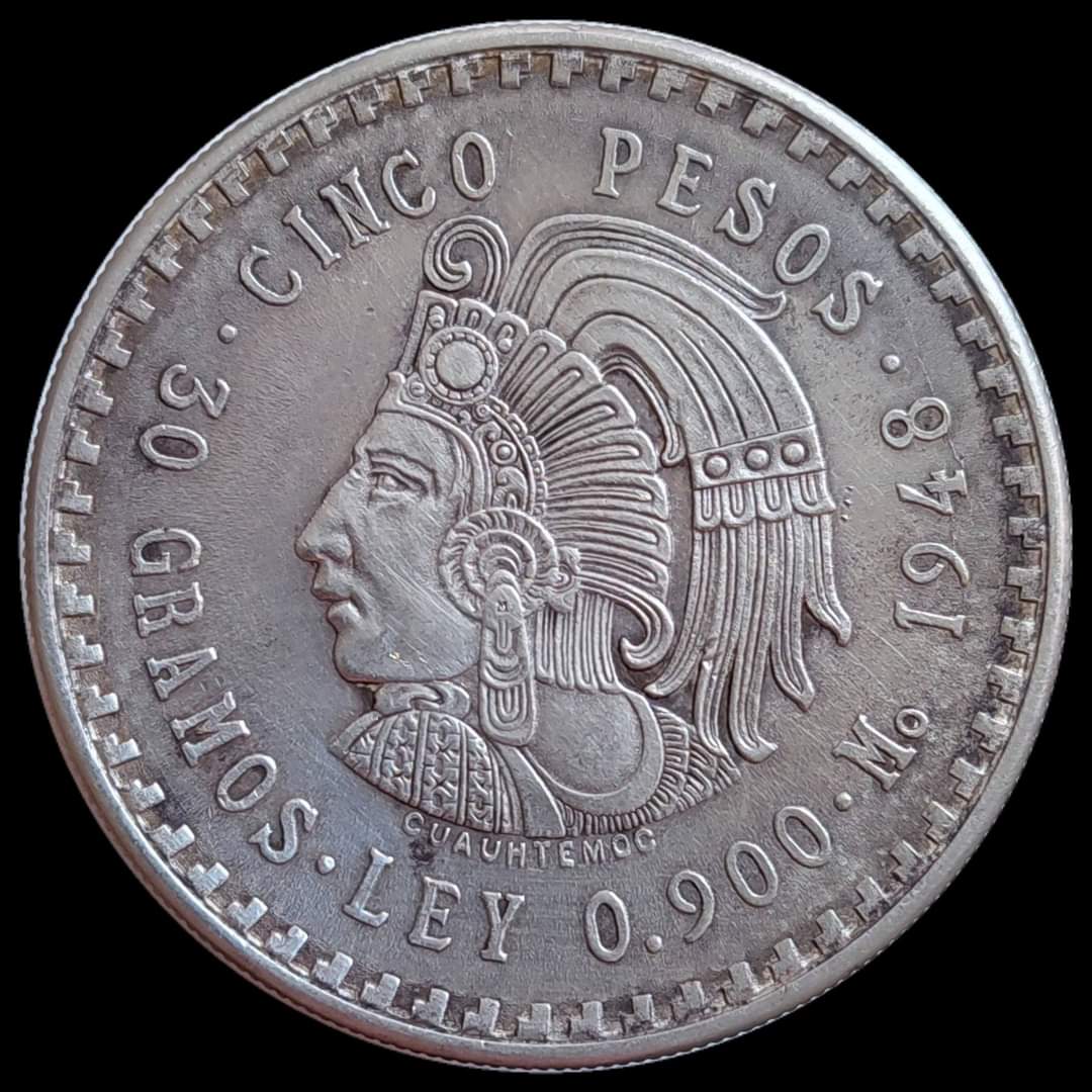 5-Pesos-1948-Mexico---DDO